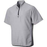 Easton Men's Alpha Short Sleeve Baseball Cage Jacket, Grey