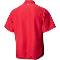 Easton Men's Alpha Short Sleeve Baseball Cage Jacket, Red