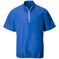 Easton Men's Alpha Short Sleeve Baseball Cage Jacket, Royal