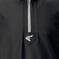 Easton Youth Alpha Short Sleeve Baseball Cage Jacket, Black