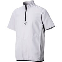 Easton Youth Alpha Short Sleeve Baseball Cage Jacket, Grey