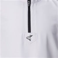 Easton Youth Alpha Short Sleeve Baseball Cage Jacket, Grey