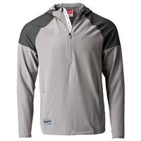 Rawlings Men's Color Sync Long Sleeve Baseball Batting Jacket, Grey
