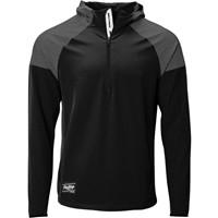 Rawlings Youth Color Sync Long Sleeve Baseball Batting Jacket, Black