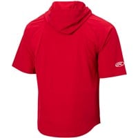 Rawlings Men's Color Sync Short Sleeve Baseball Batting Jacket, Scarlet
