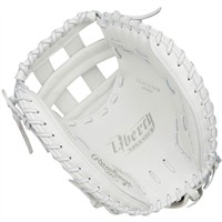 Rawlings Liberty Advanced 34in Fastpitch Softball Catchers Mitt (RLACM34W), White