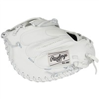 Rawlings Liberty Advanced 34in Fastpitch Softball Catchers Mitt (RLACM34W), White