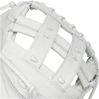 Rawlings Liberty Advanced 34in Fastpitch Softball Catchers Mitt (RLACM34W), White
