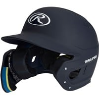 Rawlings Adult Mach Adjust Matte Batting Helmet, Black