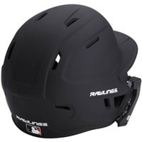 Rawlings Adult Mach Adjust Matte Batting Helmet, Black