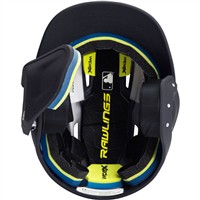 Rawlings Adult Mach Adjust Matte Batting Helmet, Black