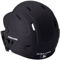 Rawlings Adult Mach Adjust Matte Batting Helmet, Black
