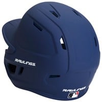 Rawlings Adult Mach Adjust Matte Batting Helmet, Navy