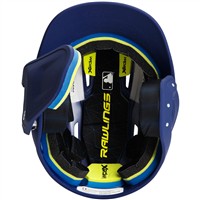 Rawlings Adult Mach Adjust Matte Batting Helmet, Navy