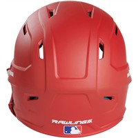 Rawlings Adult Mach Adjust Matte Batting Helmet, Scarlet