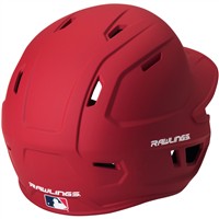Rawlings Adult Mach Adjust Matte Batting Helmet, Scarlet