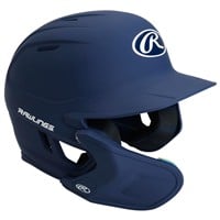 Rawlings Adult Mach Adjust Matte Batting Helmet, Navy