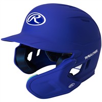 Rawlings Adult Mach Adjust Matte Batting Helmet, Royal