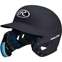 Rawlings Youth Mach Adjust Matte Batting Helmet, Black