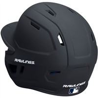 Rawlings Youth Mach Adjust Matte Batting Helmet, Black