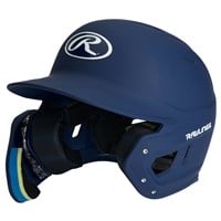 Rawlings Youth Mach Adjust Matte Batting Helmet, Navy
