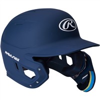 Rawlings Youth Mach Adjust Matte Batting Helmet, Navy