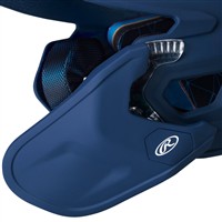 Rawlings Youth Mach Adjust Matte Batting Helmet, Navy