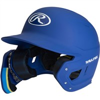 Rawlings Youth Mach Adjust Matte Batting Helmet, Royal