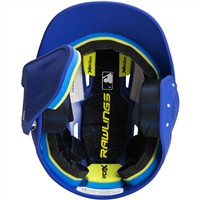 Rawlings Youth Mach Adjust Matte Batting Helmet, Royal