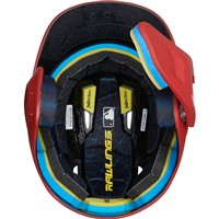 Rawlings Youth Mach Adjust Matte Batting Helmet, Scarlet