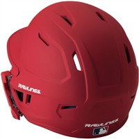 Rawlings Youth Mach Adjust Matte Batting Helmet, Scarlet