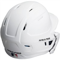 Rawlings Youth Mach Adjust Matte Batting Helmet, White