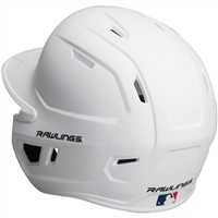 Rawlings Youth Mach Adjust Matte Batting Helmet, White