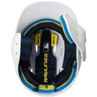 Rawlings Youth Mach Adjust Matte Batting Helmet, White