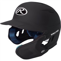 Rawlings Youth Mach Adjust Matte Batting Helmet, Black