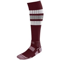 Evoshield Adult PRO-SRZ Striped Baseball and Softball Game Socks, Cardinal