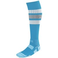 Evoshield Adult PRO-SRZ Striped Baseball and Softball Game Socks, Light Blue