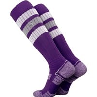 Evoshield Adult PRO-SRZ Striped Baseball and Softball Game Socks, Purple