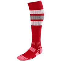 Evoshield Adult PRO-SRZ Striped Baseball and Softball Game Socks, Scarlet