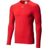 Evoshield Men's Cooling Long Sleeve Training Shirt, Scarlet