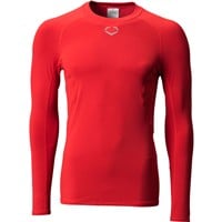 Evoshield Men's Cooling Long Sleeve Training Shirt, Scarlet