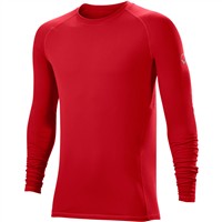 Evoshield Men's Winter Ball 2.0 Long Sleeve Training Shirt, Scarlet
