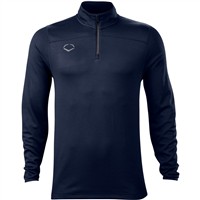 Evoshield Men's Lightweight 1/4-Zip Baseball Training Pullover, Navy