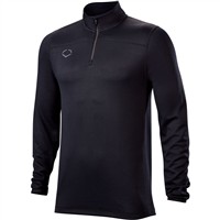Evoshield Men's Lightweight 1/4-Zip Baseball Training Pullover, Black