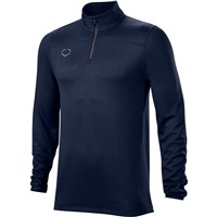 Evoshield Men's Lightweight 1/4-Zip Baseball Training Pullover, Navy