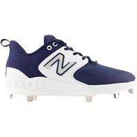 New Balance Mens Fresh Foam X 3000v6 Low Metal Baseball Cleats, Navy/White