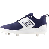 New Balance Mens Fresh Foam X 3000v6 Low Metal Baseball Cleats, Navy/White