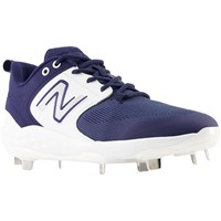 New Balance Mens Fresh Foam X 3000v6 Low Metal Baseball Cleats, Navy/White