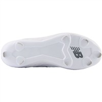 New Balance Men's Fresh Foam X 3000v6 Synthetic Low Metal Baseball Cleats, White/Grey