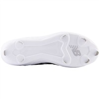 New Balance Men's Fresh Foam X 3000v6 Synthetic Mid Metal Baseball Cleats, White/White